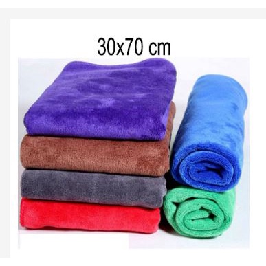 Khăn lau xe Microfiber mềm mịn thấm hút nước tốt Chuyên Dụng lau rửa xe hơi, Ô Tô, xe máy