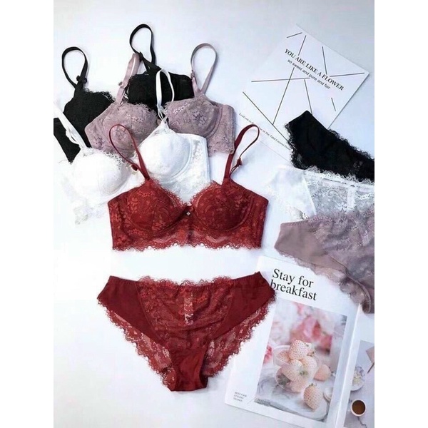 bộ áo lót cham 🍁 f̴r̴e̴e̴s̴h̴i̴p̴ 🍁bộ đồ lót cao cấp mỏng xinh hót 2021