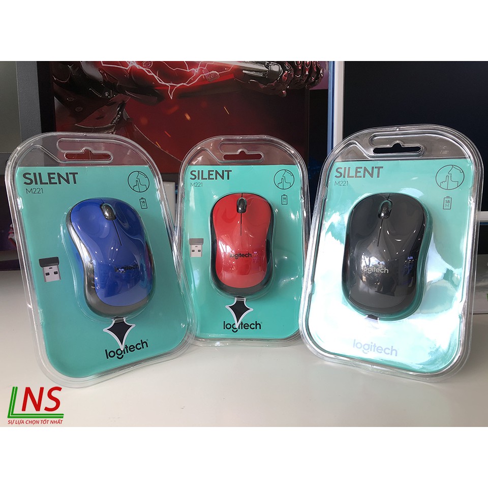 Chuột Không Dây Logitech M221 - HÀNG CHÍNH HÃNG