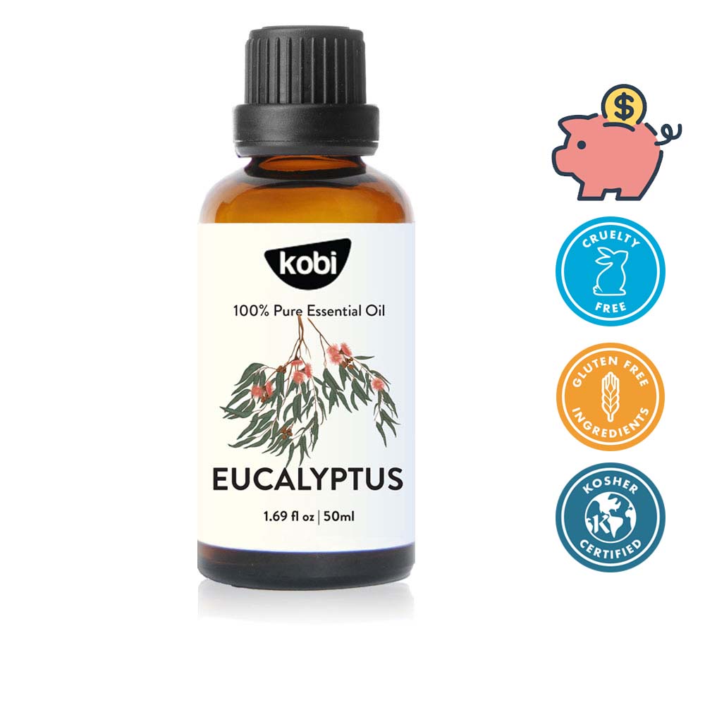 Tinh dầu Khuynh Diệp Kobi Eucalyptus essential oil giúp đuổi muỗi, làm thơm phòng, xả stress hiệu quả - 50ml