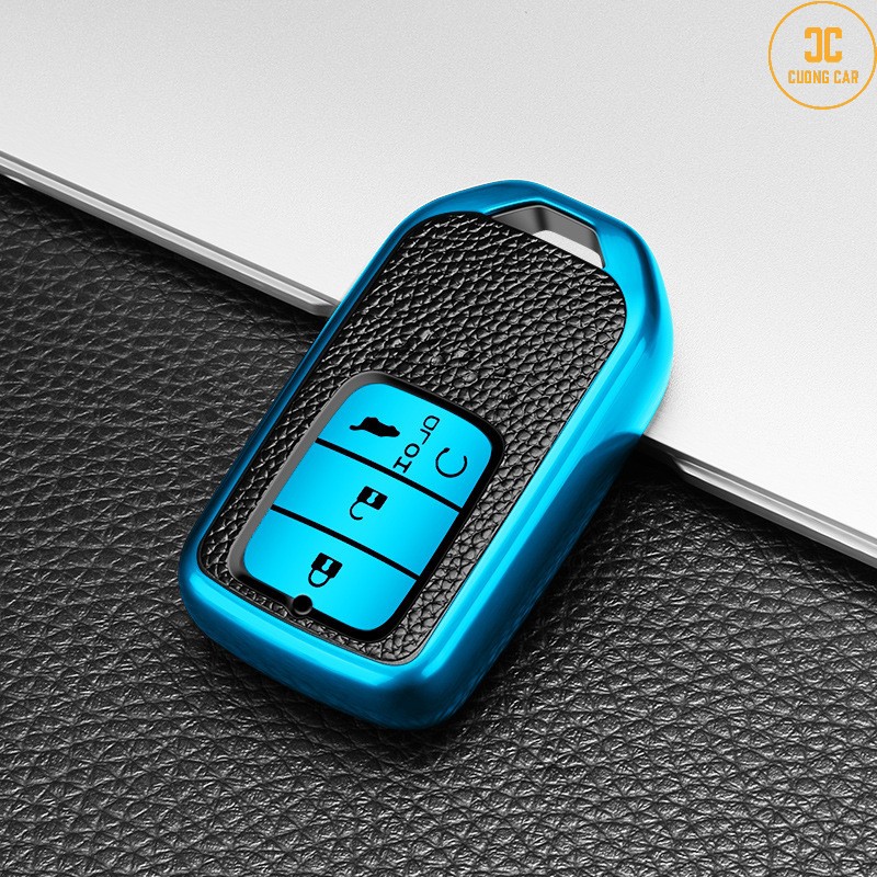 Ốp khóa xe Honda City, Civic, CRV, Accord, HRV - Chất liệu Da TPU