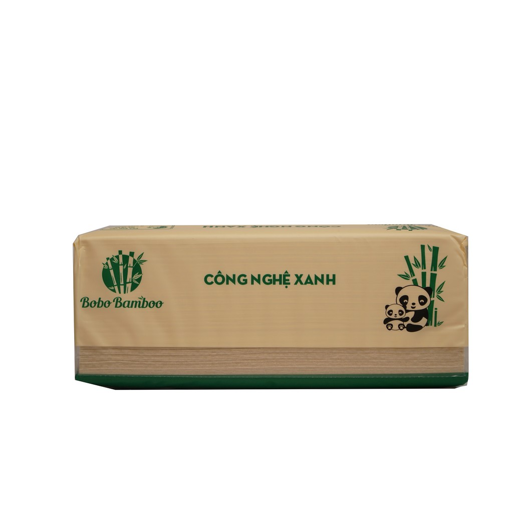01 Gói Giấy Rút Gấu Trúc BOBO BAMBOO 200 Tờ