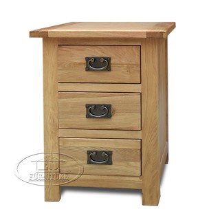 tủ nhỏ gỗ sồi 3 ngăn kéo 50x40x55cm