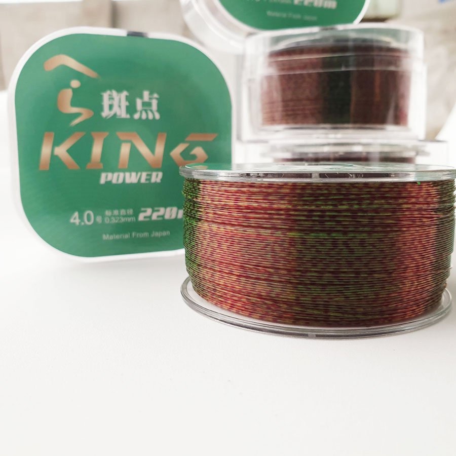 Dây Cước Câu Cá Siêu bền Tàng Hình Nhật Bản Cao Cấp King Power 220m dùng làm dây trục câu cá {DC8}