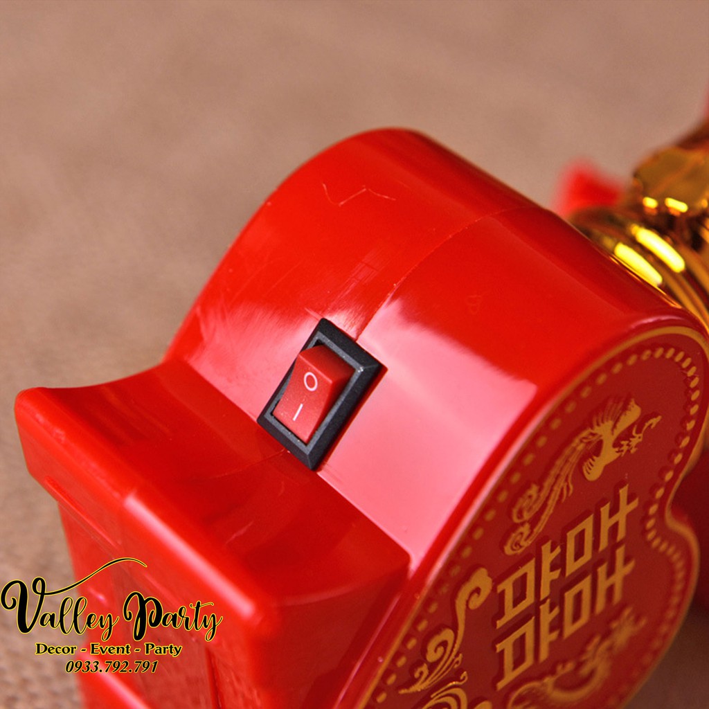 Đôi đèn dầu thờ bằng Pin trang trí gia tiên, đám cưới