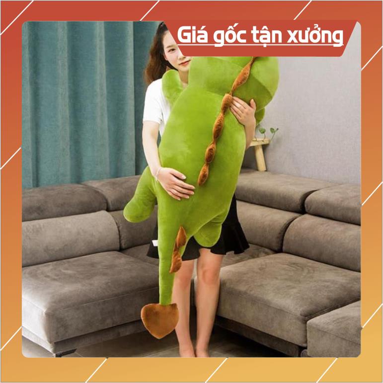 [GIÁ BÁN SỈ] Gấu Bông Khủng Long Đuôi Tim Siêu To - Gối ôm khủng long Size 1m - 1m3 siêu rẻ