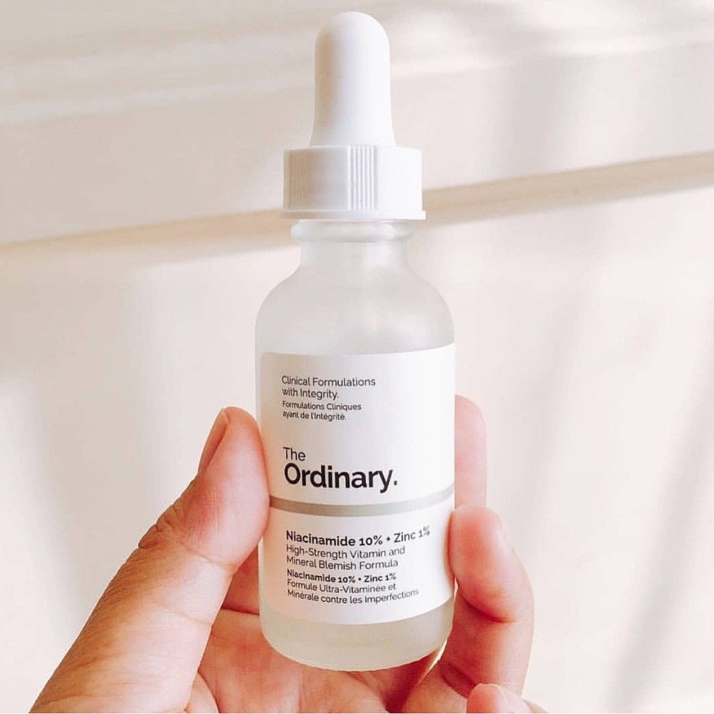 Serum The Ordinary Niacinamide 10% + Zinc 1% dưỡng da giảm thâm