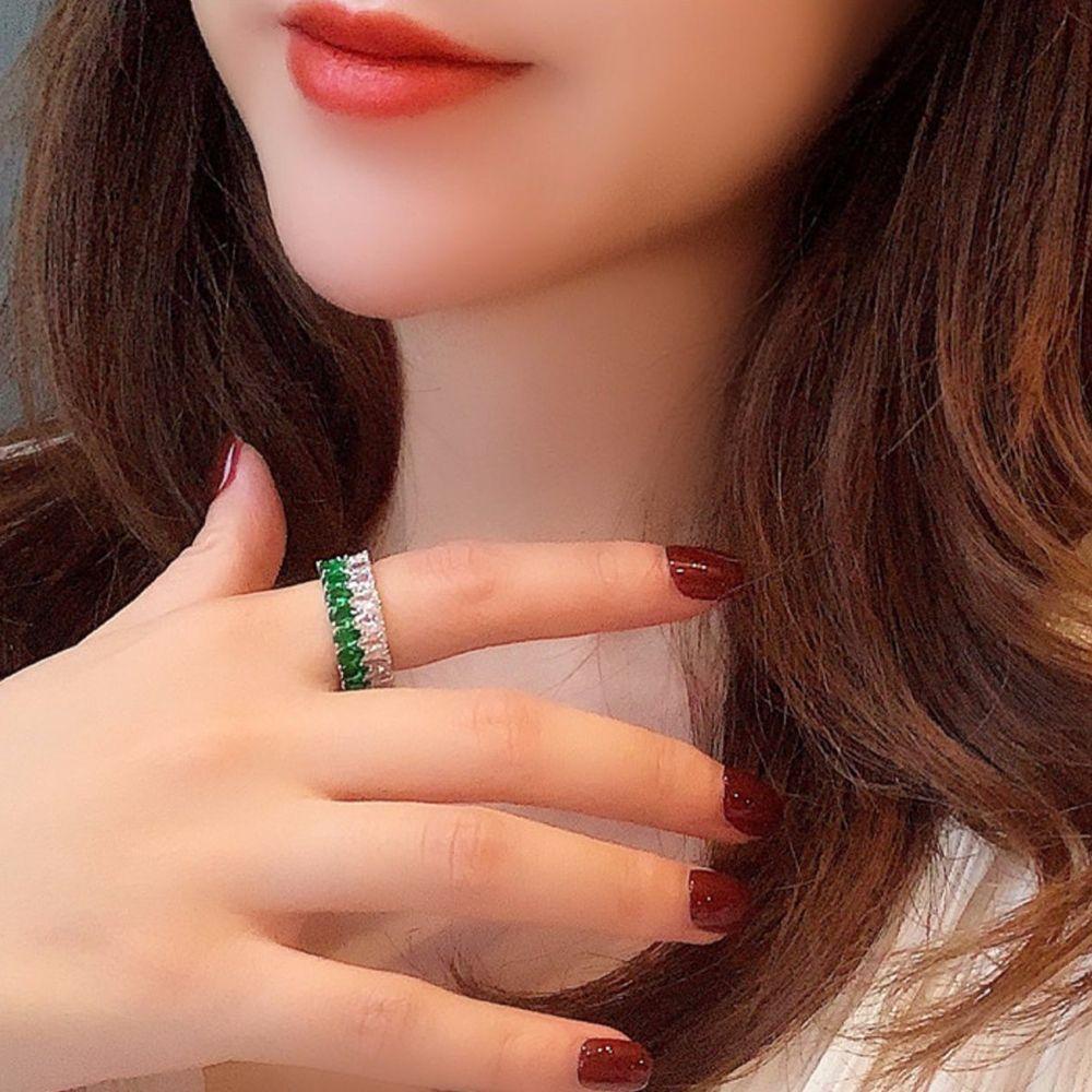 Nhẫn Cưới Màu Trơn Sang Trọng Cho Nữ|Nhẫn Hở Thiết Kế Đơn Giản Thời Trang Cao Cấp