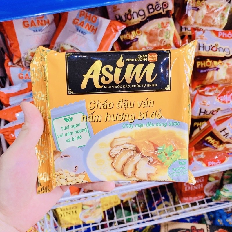 CHÁO ĂN LIỀN ASIM NGŨ VỊ 72G