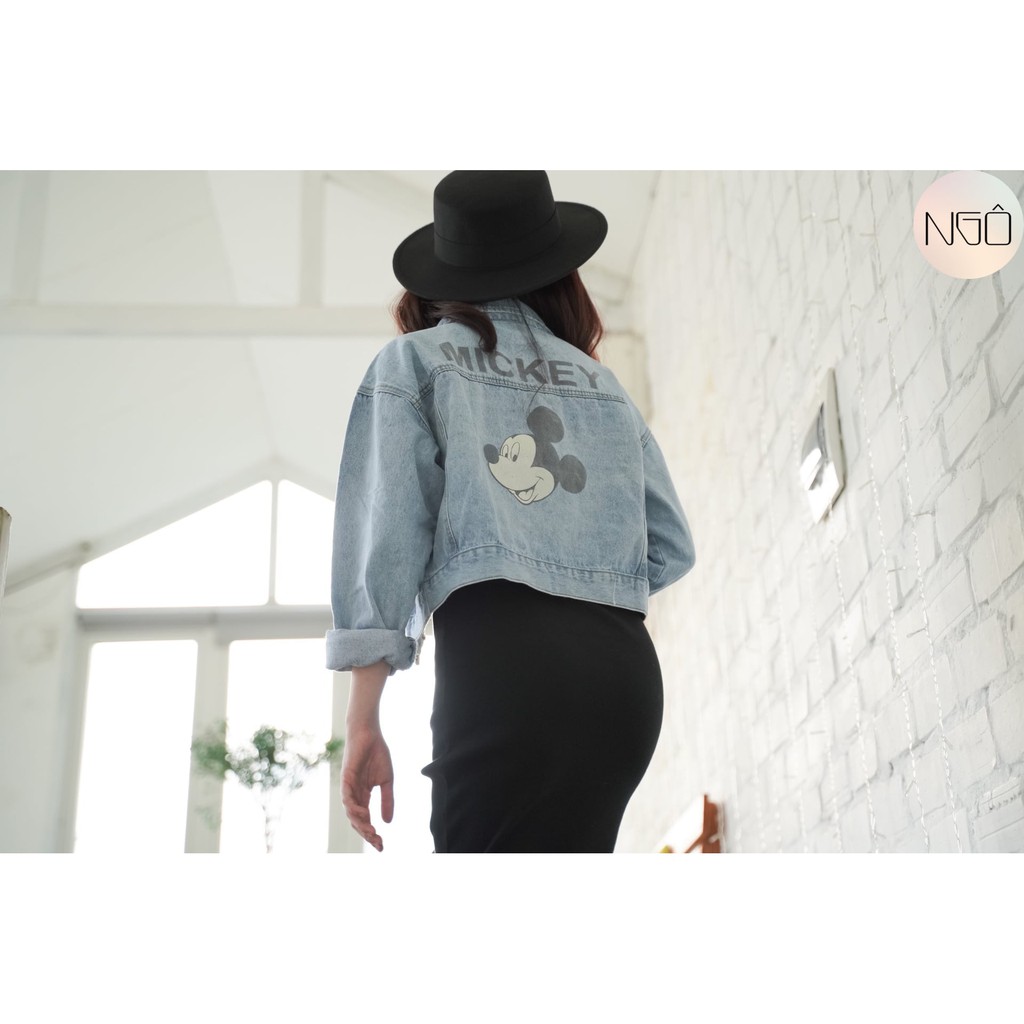 (Ảnh thật shop tự chụp) Áo khoác jean