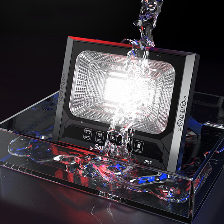 Đèn năng lượng mặt trời 500W 1 bóng đèn 302 chip Led, pin lithium 30.000Mah