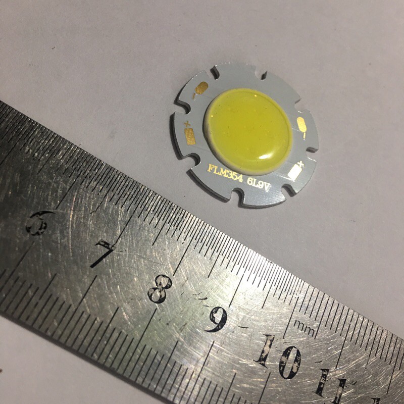 Chip LED COB mini 3W 6500K 9-10V 300mA