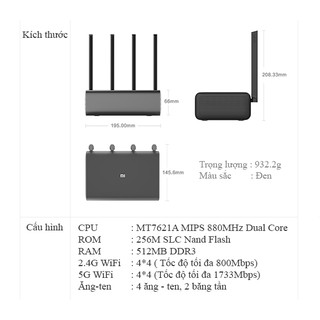 Bộ phát wifi Router Mi Wifi Pro