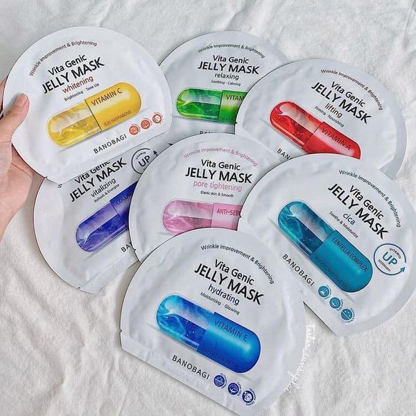 🍏Mặt Nạ 🍏 Vita Genic BANOBAGI JELLY MASK Mẫu Mới