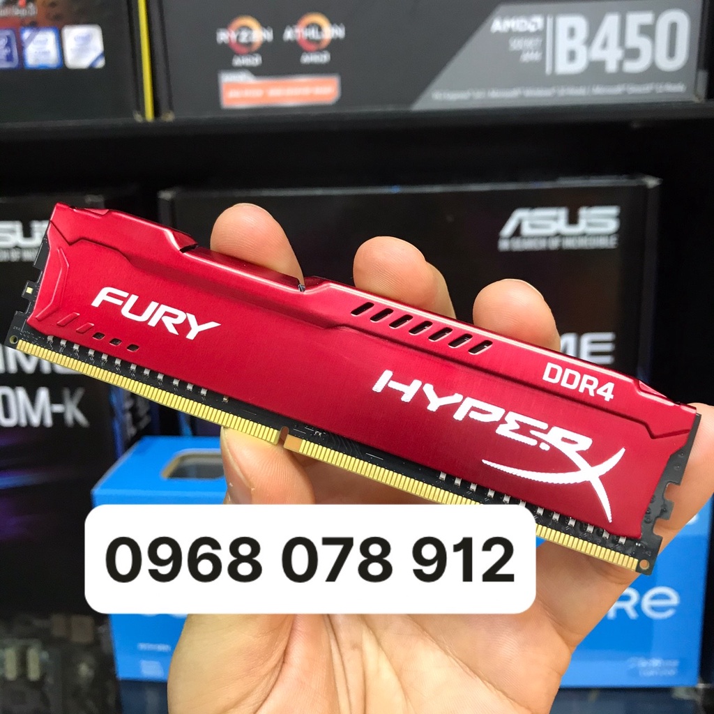 Ram DDR4 8GB Kingston HyperX bus 2666 - Bảo hành 03 Tháng