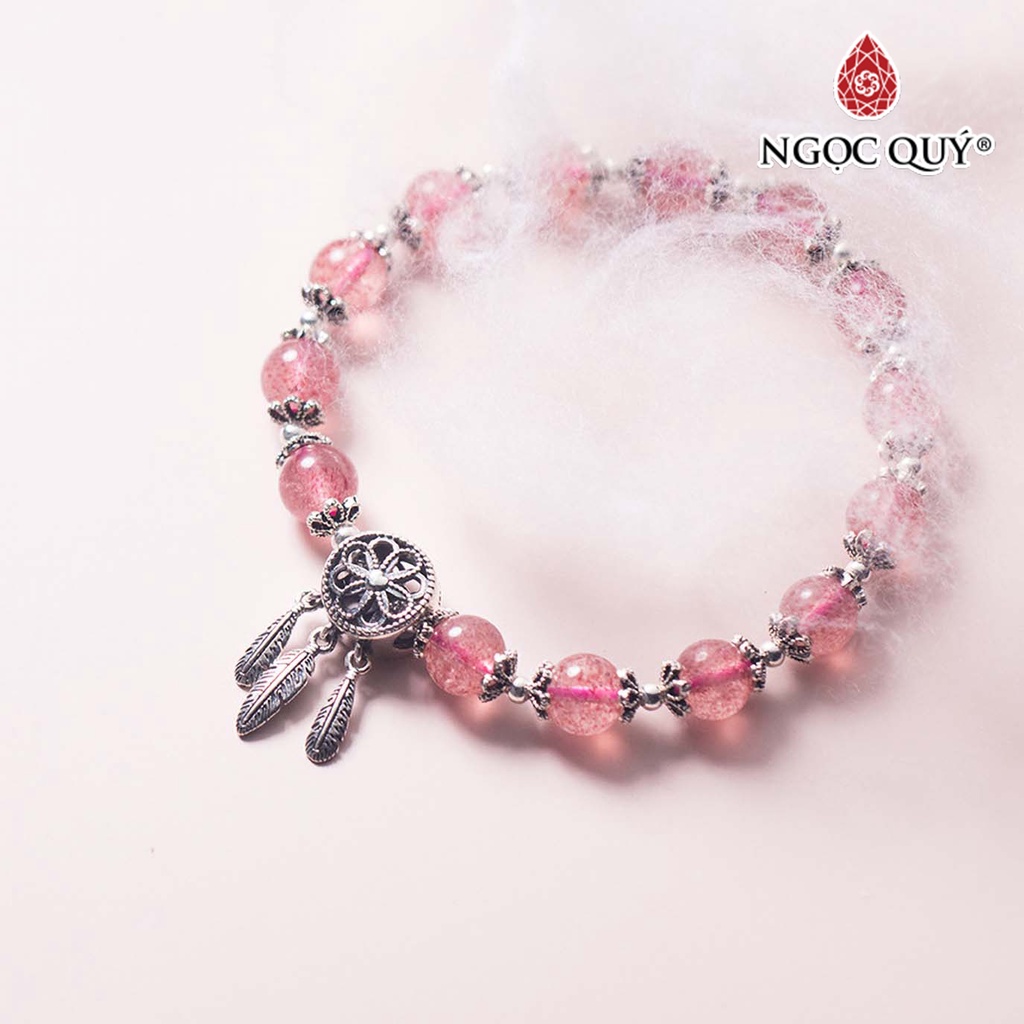 Vòng tay TA dâu phối Dreamcatcher - Ngọc Quý