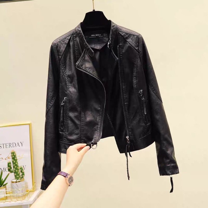 Áo da nữ Quảng Châu bền đẹp không bong tróc, có ảnh và video thật 883