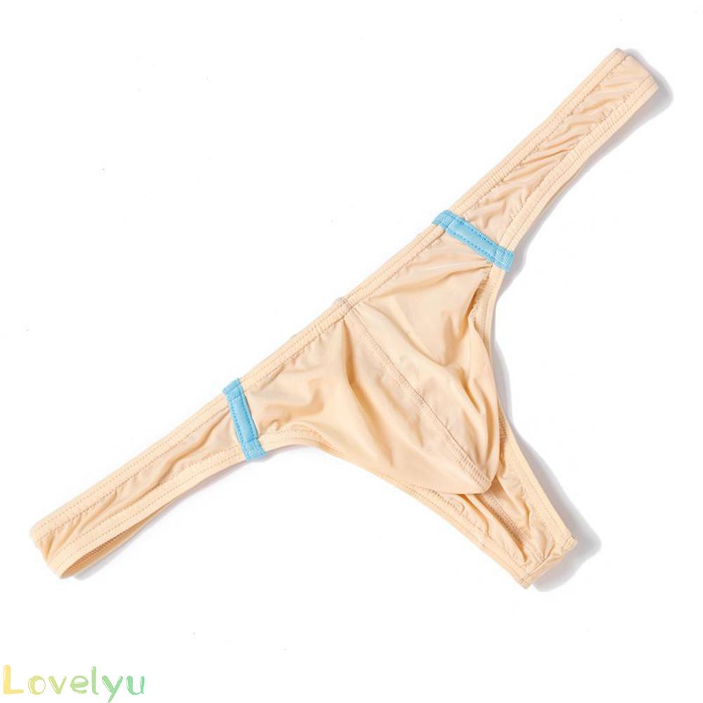 Quần lót lọt khe màu trơn thoáng khí sexy cho nam màu sắc