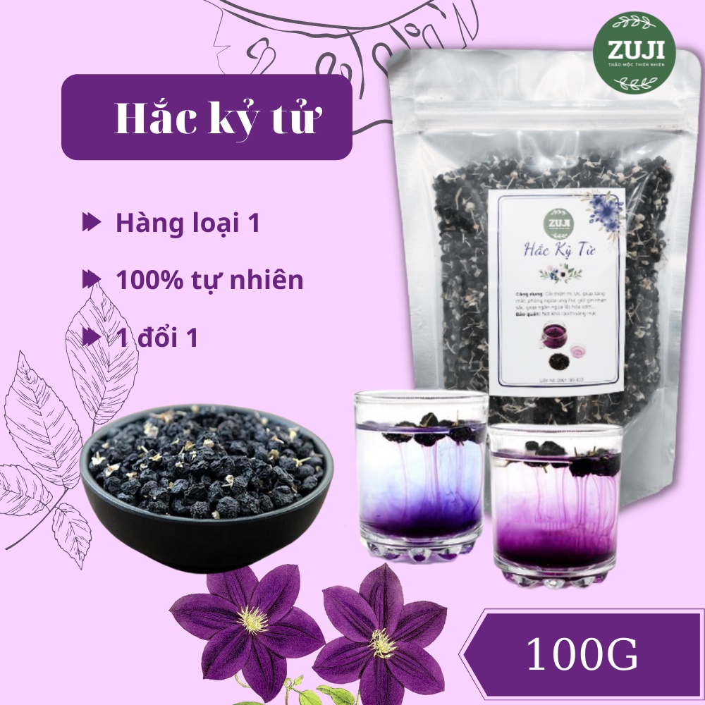 ✅ Hắc kỷ tử 100g nguyên hạt quả to, đẹp da, giảm cân, giảm căng thẳng