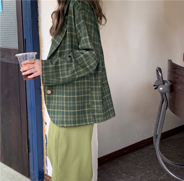 (SẴN ÁO) SET ÁO BLAZER CHÂN VÁY SUÔNG XẺ TÀ ULZZANG | BigBuy360 - bigbuy360.vn