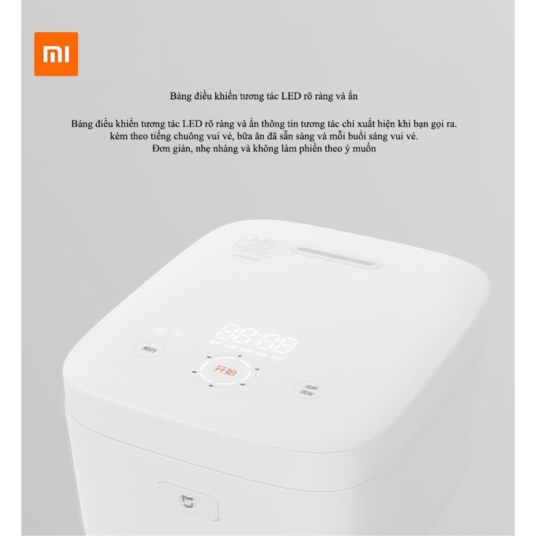 Nồi cơm điện cao tần đa năng Xiaomi thông minh 3L | 4L, nấu nhanh 40 phút | IH Rice Cooker | XIAOMI ECOSYSTEM STORE | BigBuy360 - bigbuy360.vn