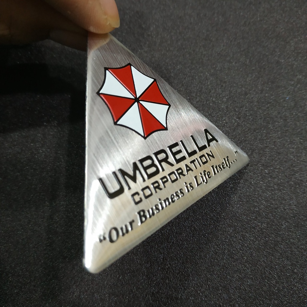 Tem nhôm Umbrella tam giác 7x7cm
