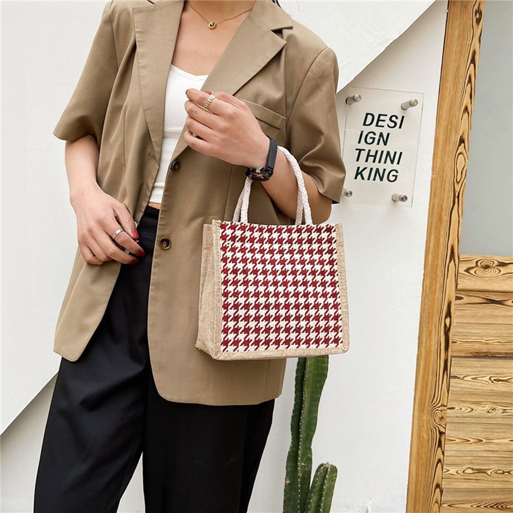 Túi xách vải canvas cỡ lớn chống thấm nước phong cách retro