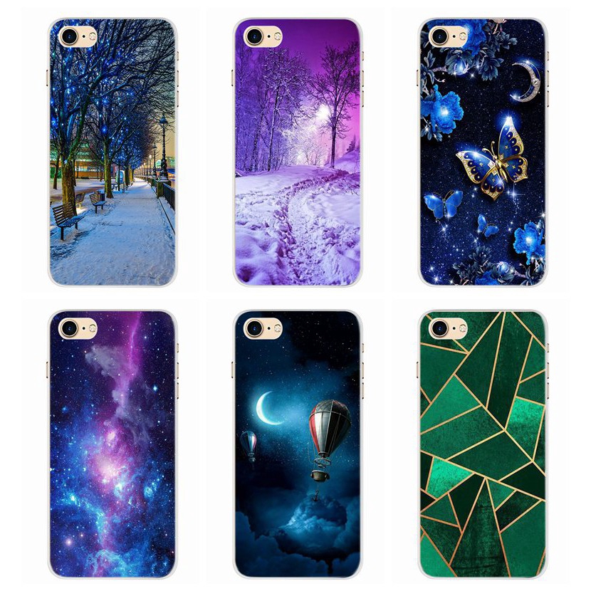 Apple Iphone iPhone 5 5S 6 6S 7 8 Plus X XR Xs Max Case TPU Silicon Printed Soft Phone Cover Casing