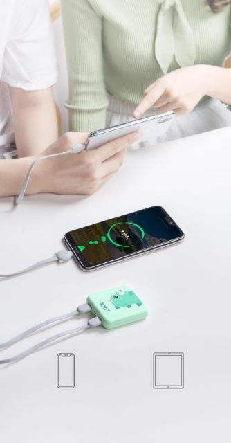 Sạc dự phòng yoobao M4 mini 10000mah 2 cổng iphone/micro