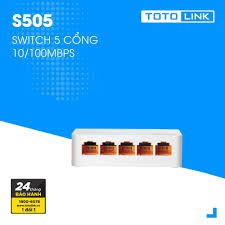 Bộ Chia Mạng 5 Cổng 100mbps Totolink S505 – Hàng Chính Hãng