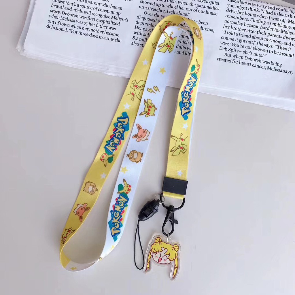 japan  cartoon charm strap string Dây đeo điện thoại in hoạt hình dễ thương gắn móc khóa tiện lợi