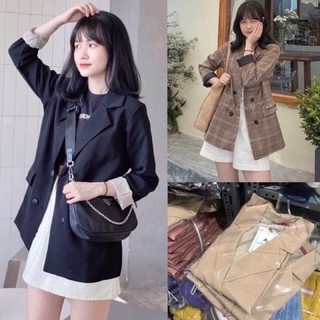 [Video + ảnh thật] Áo blazer 2 lớp hàng Quảng Châu cao cấp
