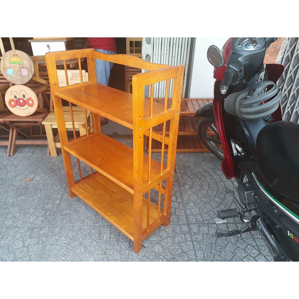 Kệ sách gỗ 3 tầng 90cm - Lê Tâm Furniture