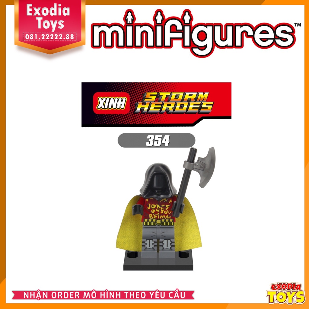 Xếp hình minifigure nhân vật siêu anh hùng Teen Titans - Đồ chơi lắp ghép sáng tạo - X0126