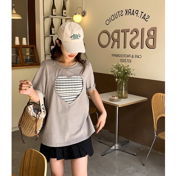 Love long sleeve T - áo rỗng tuýp tất cả - phù hợp hai - bộ mảnh