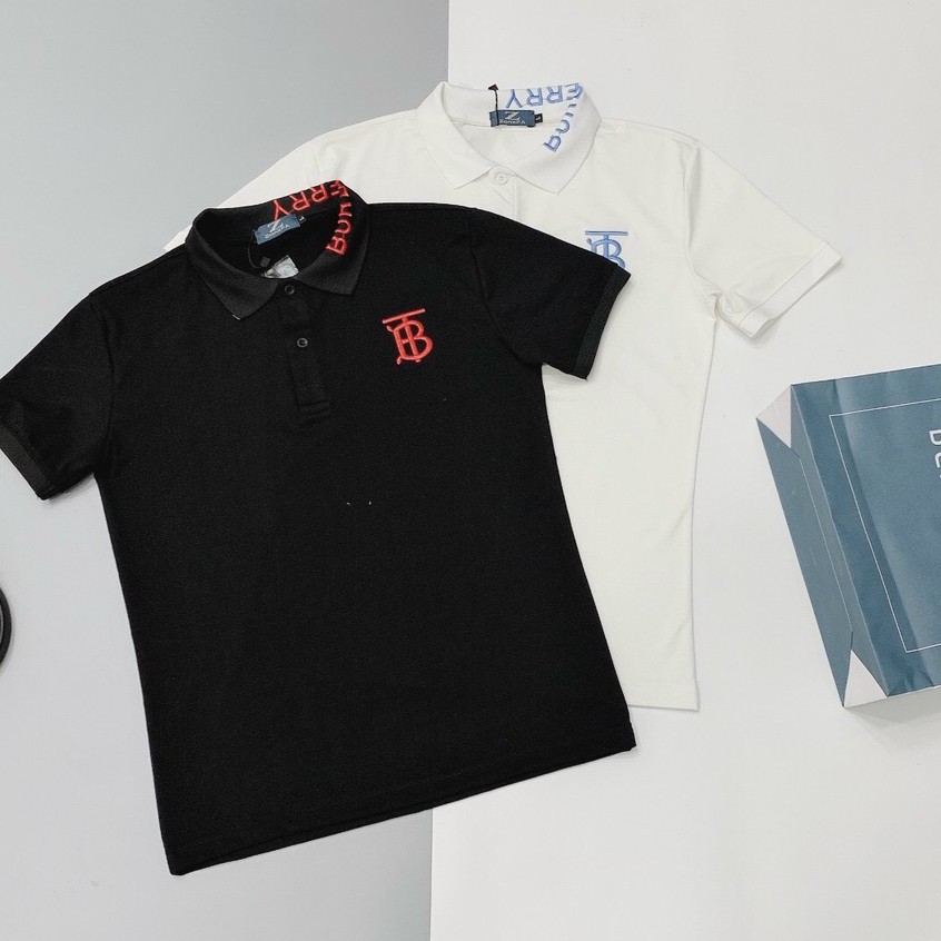 Áo thun nam ngắn tay cổ polo cao cấp giá rẻ thêu chữ B sang trọng vải cotton co giãn bốn chiều VBSHOP0010