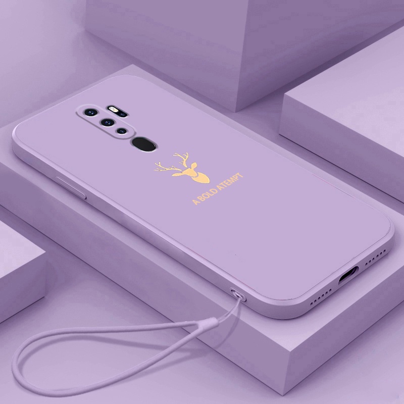 Ốp Điện Thoại Silicone Mềm Màu Trơn Bảo Vệ Cho oppo A5 2020 oppo a9 2020 Ylt01