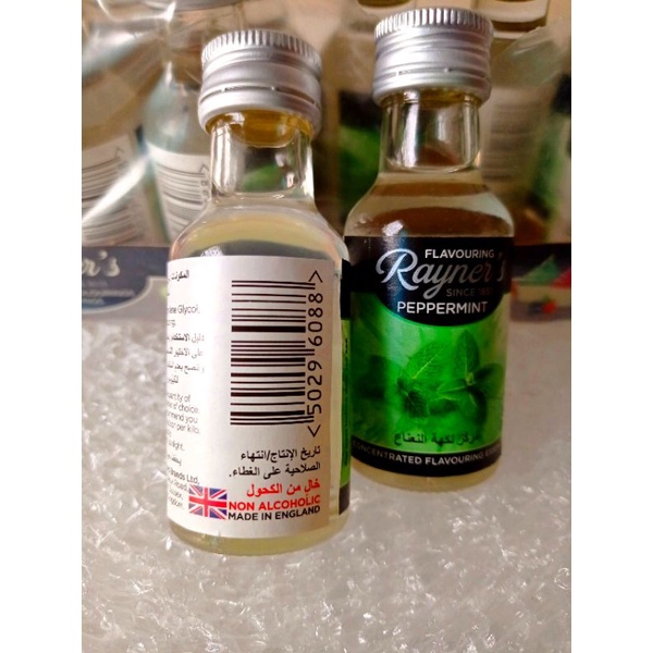 [Hàng chính hãng] Hương BẠC HÀ Peppermint Flavouring Rayner's England (28ml)
