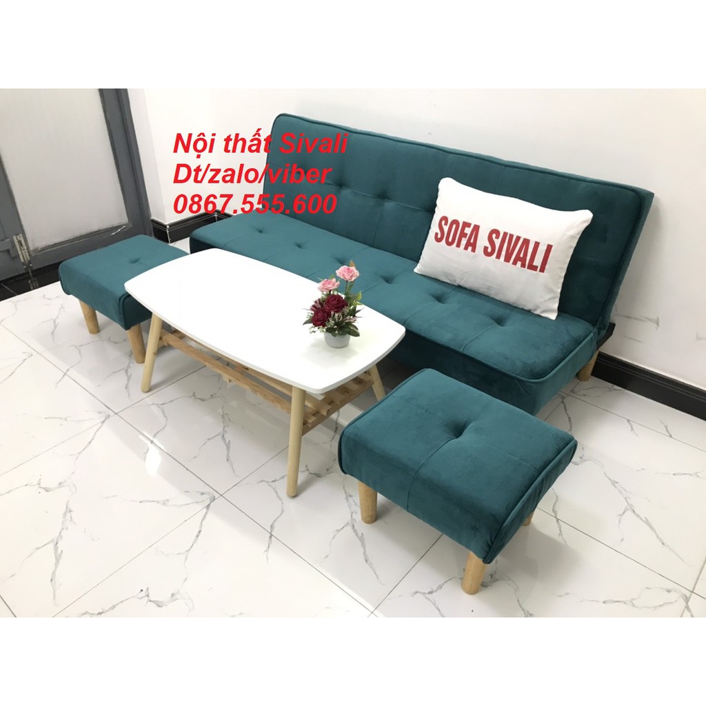 SFB06-Bộ ghế sofa bed, sofa giường phòng khách Sivali, salon, sopha, sa lông, sô pha