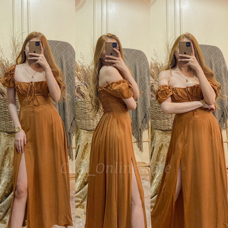 Đầm Maxi Xẻ Tà - Ciao_Onlinestore | Đầm Maxi Cúp Ngực