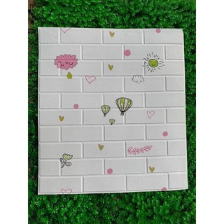 Xốp khinh khí cầu 3D dán tường sẵn keo bóc dán 70*77cm