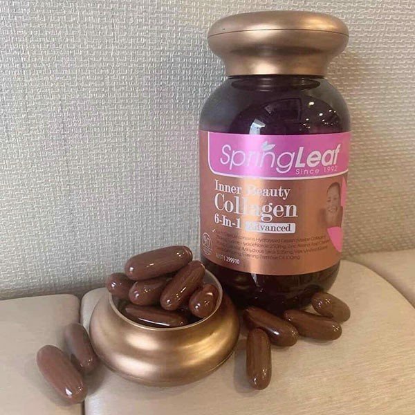 Viên Uống Collagen 6in1 Leaf Spring Inner Beauty Úc 90 Viên, 180 Viên