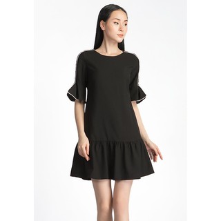 De Leah - Đầm Suông Đuôi Cá Tay Nơ - Thời trang thiết kế