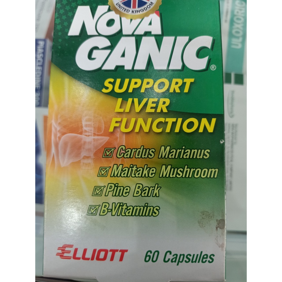 Bổ gan NOVAGANIC 60v - chính hãng