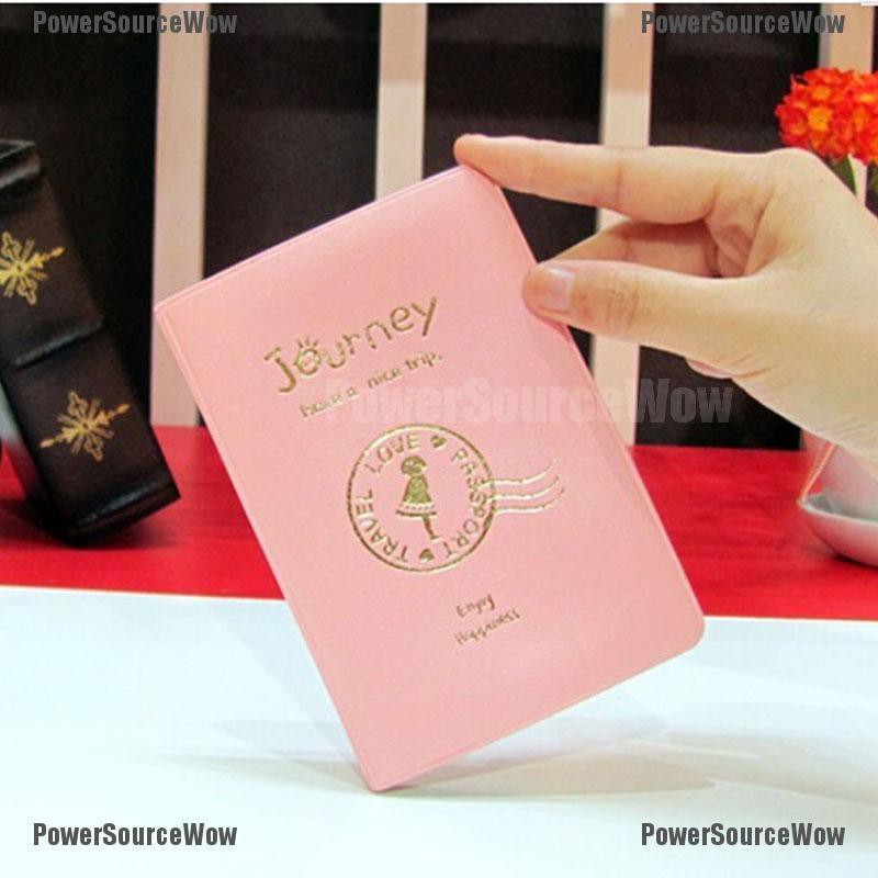 Bao Đựng Passport Bằng Nhựa Pvc Thiết Kế Đơn Giản Có Khóa Kéo Kích Thước 6.5x6.5x1.5cm