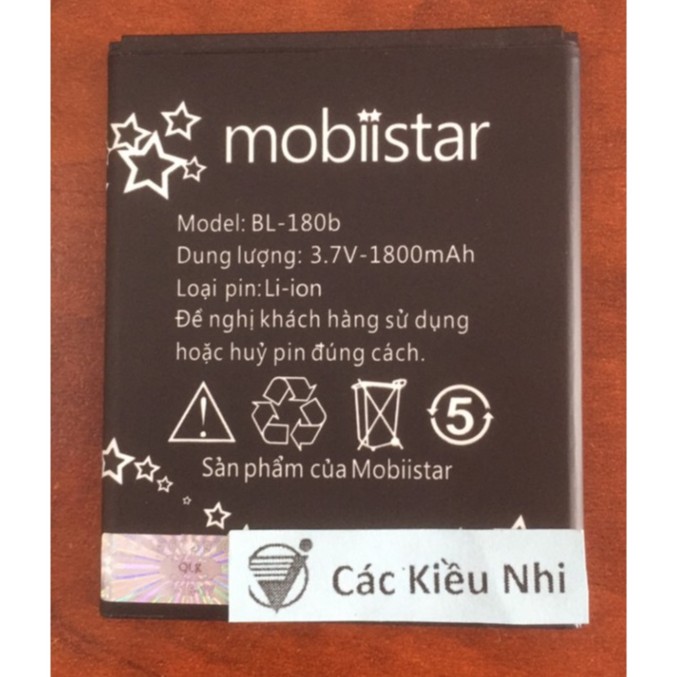 Pin Mobiistar BL-180B | Mobiistar Touch BEAN 452C