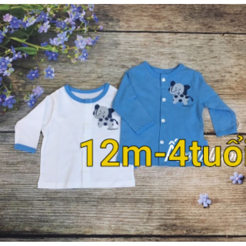 Áo cài giữa tay dài Lullaby ( Màu) 9m- đến 4 tuổi (Hàng sale)