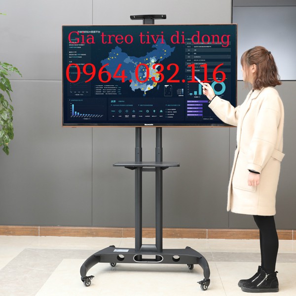 KHUNG TREO TIVI DI ĐỘNG NHẬP KHẨU AVA1500 - 32-65 INCH