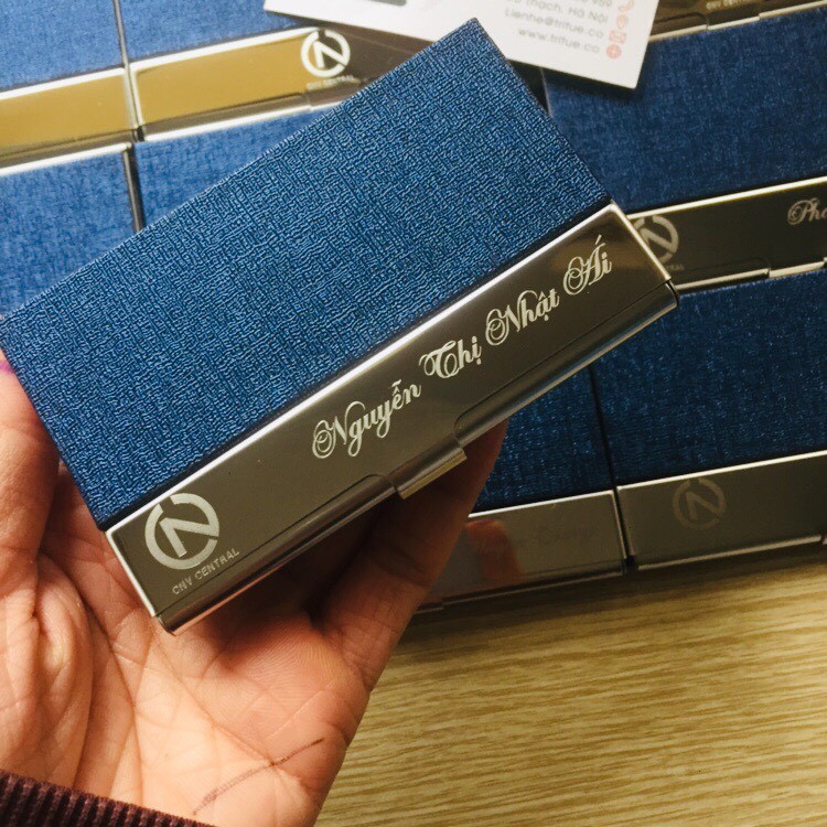 Hộp đựng name card cao cấp HC05 sang trọng lịch sự. [VÍ ĐỰNG CARD]