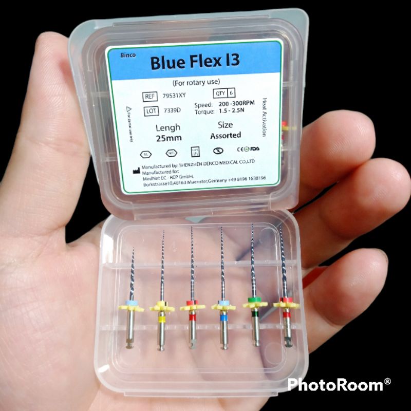 File máy dẻo Blue Flex hãng Binco ,file nội nha kháng gãy